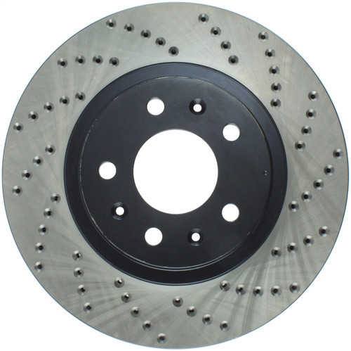 StopTech 128.62069L - Sport Cross Drilled Brake Rotor; Front Left