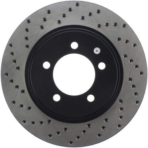 StopTech 128.65118R - Sport Cross Drilled Brake Rotor; Front Right StopTech 128.65118R - Sport Cross Drilled Brake Rotor; Front Right
