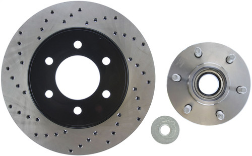 StopTech 128.65128R - Sport Cross Drilled Brake Rotor; Front Right StopTech 128.65128R - Sport Cross Drilled Brake Rotor; Front Right