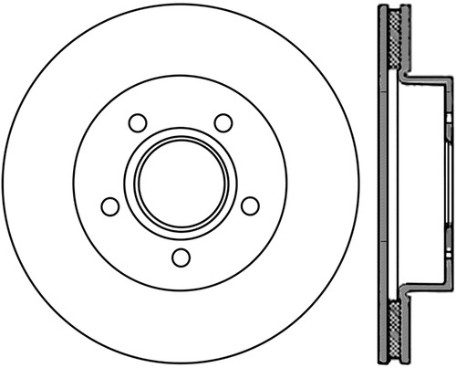 StopTech 128.67042R - Sport Cross Drilled Brake Rotor; Front Right StopTech 128.67042R - Sport Cross Drilled Brake Rotor; Front Right