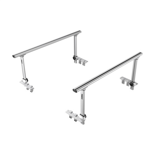 Thule 500XT - Xsporter Pro Multi-Height Aluminum Truck Rack w/Load Stops & Locks - Silver