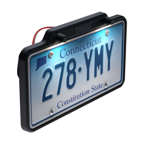 Thule 903760 - License Plate Holder (For Hanging Hitch-Mount Bike Racks) - Black