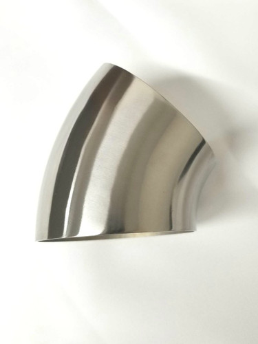 Ticon 101-10225-3110 - Industries 4.0in Diameter 45 Degree 1D/3.5in CLR 1.5mm /.059in Wall Thickness Titanium Elbow