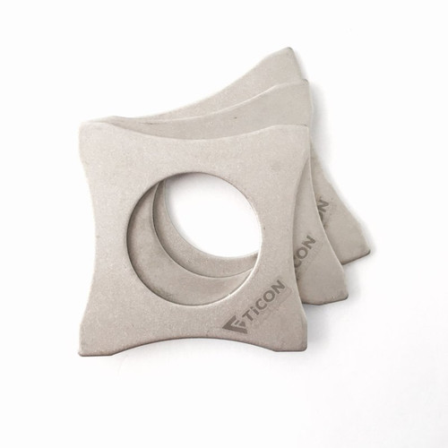 Ticon 108-00400-0000 - Industries Titanium Brace Bracket for O2 Sensor Bung - 1.5mm/.059in