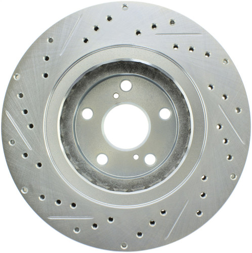 StopTech 227.44158L - Select Sport Drilled and Slotted Brake Rotor; Front Left