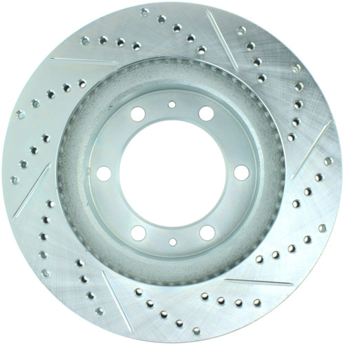 StopTech 227.44129R - Select Sport 12-14 Toyota FJ Cruiser SportStop Slotted & Drilled Front Right Rotor