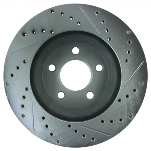 StopTech 227.61086R - Select Sport Drilled and Slotted Brake Rotor; Front Right StopTech 227.61086R - Select Sport Drilled and Slotted Brake Rotor; Front Right