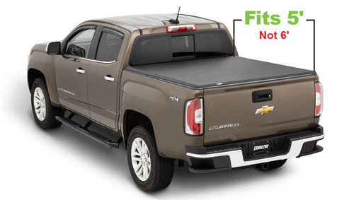 Tonno Pro HF-164 - 15-19 Chevy Colorado 5ft Fleetside Hard Fold Tonneau Cover