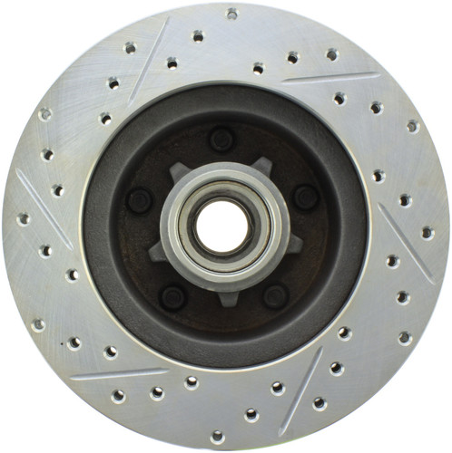 StopTech 227.62000L - Select Sport Drilled and Slotted Brake Rotor; Front Left