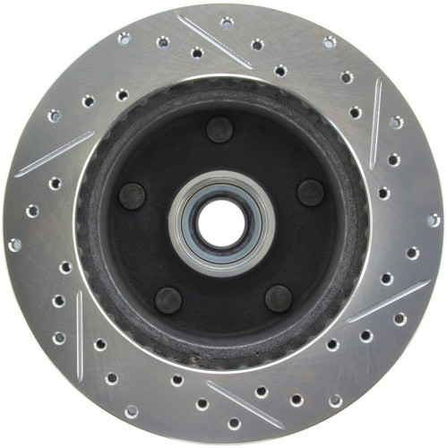StopTech 227.65001R - Select Sport Drilled and Slotted Brake Rotor; Front Right