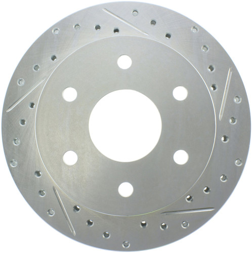 StopTech 227.66009L - Select Sport Drilled and Slotted Brake Rotor; Front Left