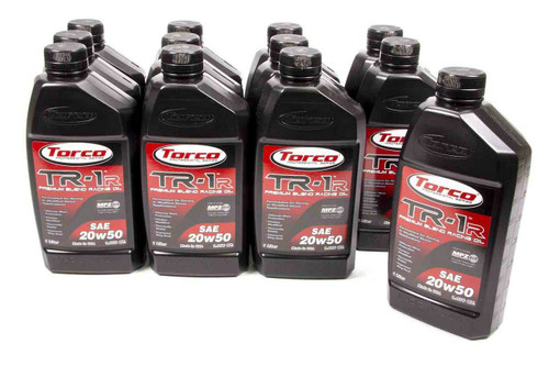 Torco A142050C - TR-1 Racing Oil 20w50 Case/12-1 Liter