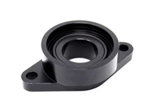 Torque Solution TS-1G-HKS-BK - Billet Stock to HKS Blowoff Valve Adapter Black Mtsbshi Eclipse/Talon/Laser 1G 90-94