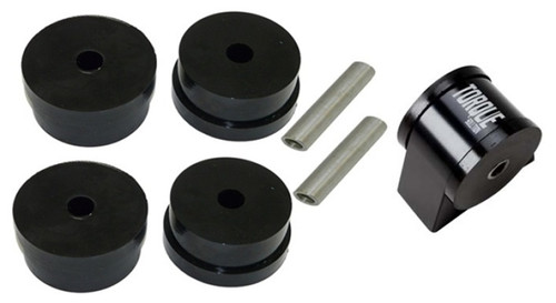 Torque Solution TS-EX-004 - Side Mount Inserts & Billet Front Engine Mount Combo: Mitsubishi Evolution X 08-14