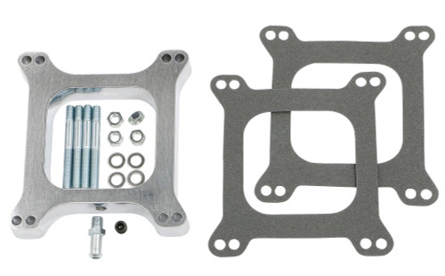 Trans-Dapt Performance 2103 - 1 IN. TALL, HOLLEY/AFB 4BBL SPACER WITH PCV -OPEN- CAST ALUMINUM CARBURETOR SPACER