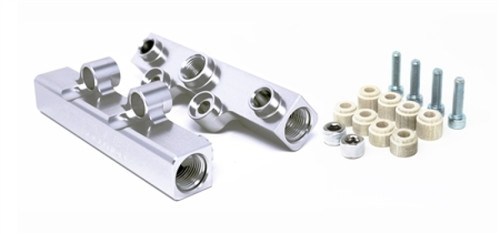 Torque Solution TS-SU-400S.2 - Top Feed Fuel Rails: 02-14 Subaru WRX / 07-18 STI - Silver
