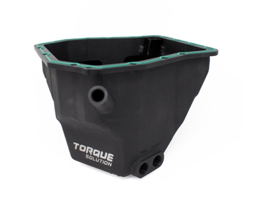 Torque Solution TS-SU-599-OP-BK - HD Oil Pan: Subaru EJ20/EJ25 - Black