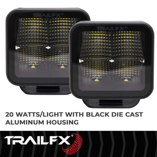 TrailFX 2X2CFBKPR - Driving/ Fog Light - LED