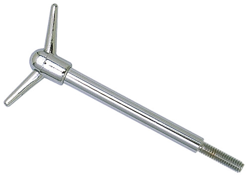 Trans-Dapt Performance 4137 - 1/4 IN.-20 X 3-1/2 IN. TALL WING-STYLE VALVE COVER FASTENERS; 2-PIECE DESIGN- CHROME