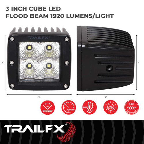 TrailFX 2X2CFPR - Driving/ Fog Light - LED