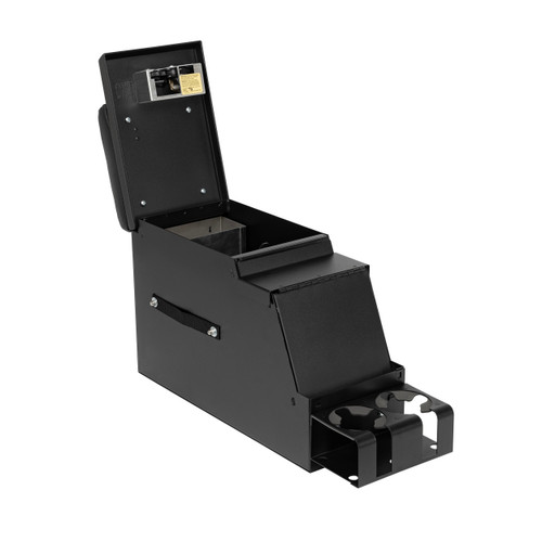 Tuffy Security 013-01 - Deluxe Stereo Center Console Universal 8 Inch Wide Black  Security Products