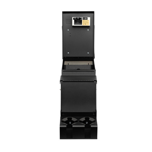 Tuffy Security 013-01 - Deluxe Stereo Center Console Universal 8 Inch Wide Black  Security Products