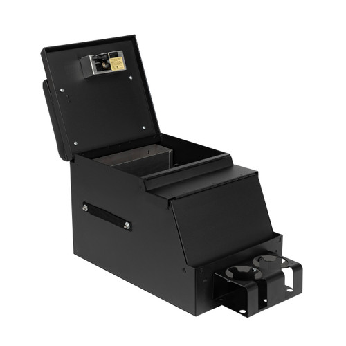 Tuffy Security 017-01 - Deluxe Stereo Center Console Universal 12 1/2 Inch Wide Black  Security Products