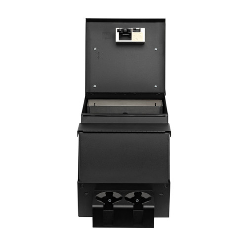 Tuffy Security 017-01 - Deluxe Stereo Center Console Universal 12 1/2 Inch Wide Black  Security Products