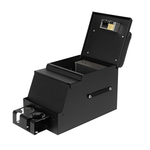 Tuffy Security 017-01 - Deluxe Stereo Center Console Universal 12 1/2 Inch Wide Black  Security Products