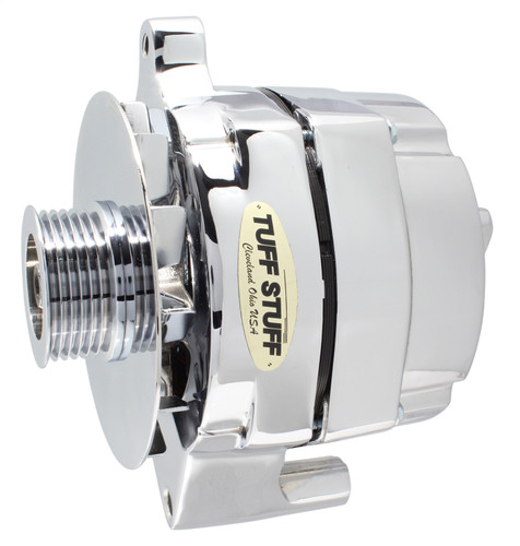 Tuff Stuff Performance Accessories 7068RD6G - Ford Alternator Chrome 1 Wire 6 Groove Pulley