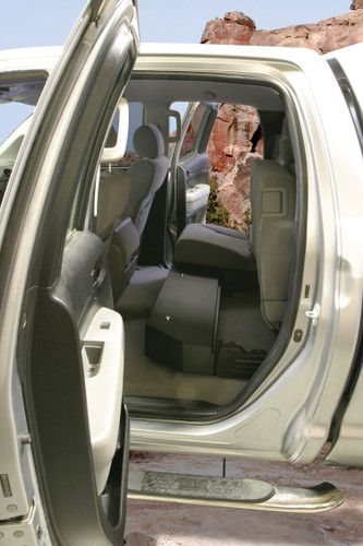 Tuffy Security 313-01 - Rear Underseat Lockbox - 07-21 Tundra w/ Double Crew Cab Excludes CrewMax Black  Security Products