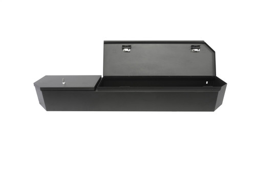Tuffy Security 316-01 - Rear Underseat Lockbox 15-22 F-150 17-22 F-250/350/450 Super Duty w/ Crew Cab w/o Floor Mounted Subwoofer Full Length Black  Security Products