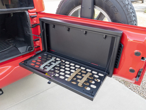 Tuffy Security 366-01 - Jeep Wrangler Molle Tailgate Lockbox W/ Keyed Lock