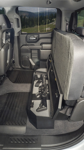 Tuffy Security 352-01-A - Underseat Lockbox W/ Combo Lock For Chevrolet Silverado & Gmc Sierra Crew & Double Cab