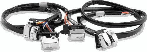 TwinPower 482654 - Twin Power 96-06 Big Twin and XL Chrome Handlebar Switch Kit