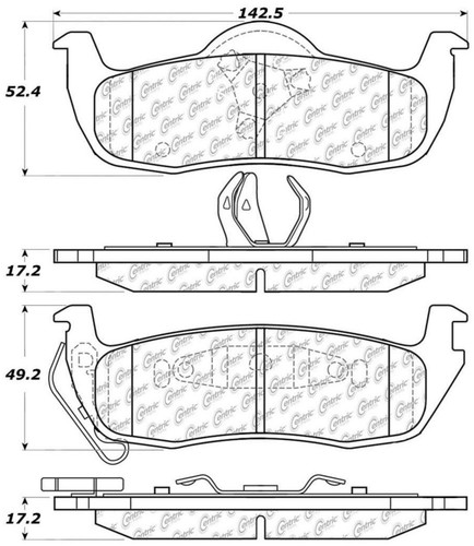 StopTech 319.10870 - Truck and SUV Pad