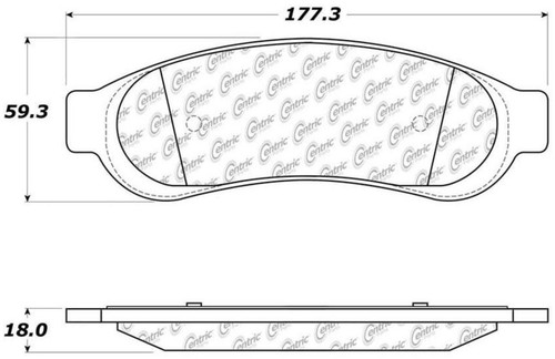 StopTech 319.10670 - Truck and SUV Pad