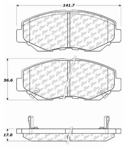 StopTech 319.09142 - Truck and SUV Pad