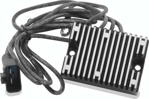 TwinPower 498298 - Twin Power 99-03 FXD Voltage Regulator Black Replaces H-D 74518-99A 32 Amp