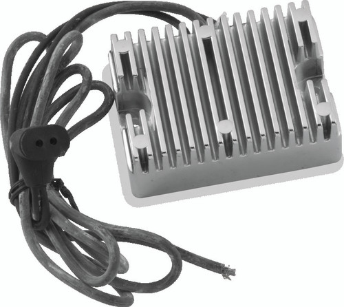 TwinPower 498308 - Twin Power 76-80 Big Twin Voltage Regulator Chrome Replaces H-D 74512-79A 17.8 Amp
