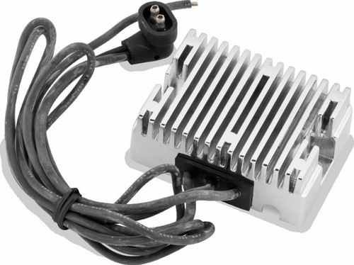 TwinPower 498312 - Twin Power 89-99 Big Twin Except Twin Cam Voltage Regulator Chrome Replaces H-D 74519-88 32 Amp