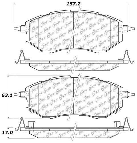 StopTech 319.10780 - Truck and SUV Pad