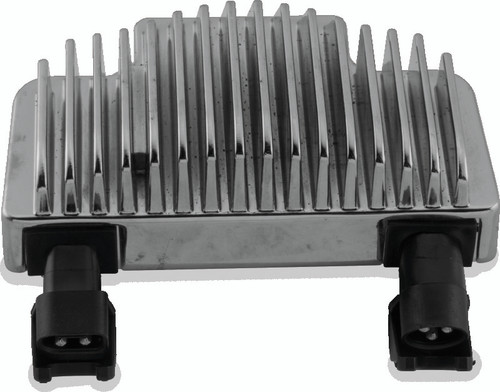 TwinPower 498262 - Twin Power 08-17 FXD Chrome Voltage Regulator Replaces H-D 7455-04 74361-08 40 Amp