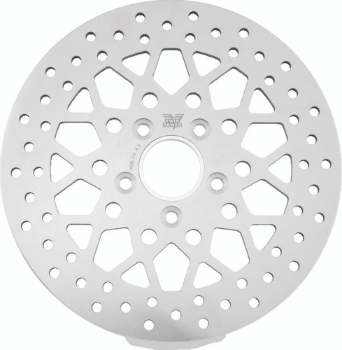 TwinPower 666842 - Twin Power 84-17 Big Twin Exc 08-17 FLH FLT Rear 11.5 Solid Rotor Mesh