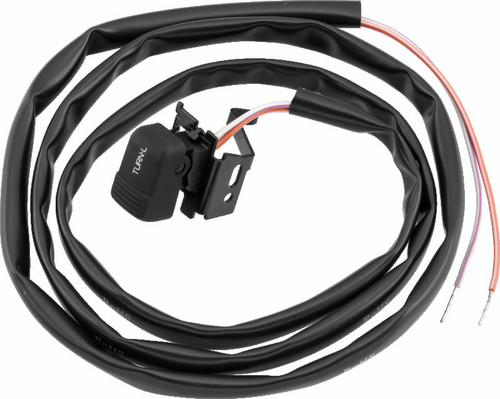 TwinPower 601695 - Twin Power 96-13 Big Twin XL V-Rod Black Left Turn Signal Switch Replaces H-D 71598-96 71685-06A