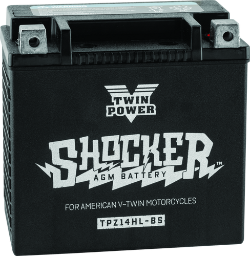 TwinPower 781152 - Twin Power YTX-14L Shocker Battery Replaces H-D 65958-04 220 CCA
