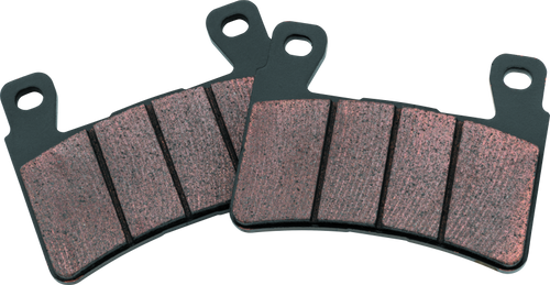 TwinPower 592526 - Twin Power 18 Up Softail Sintered Brake Pads Replaces H-D 413000102 Front