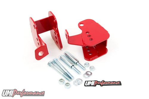 UMI Performance 2012-R - 82-02 GM F-Body Lower Control Arm Relocation Brackets - Bolt-In