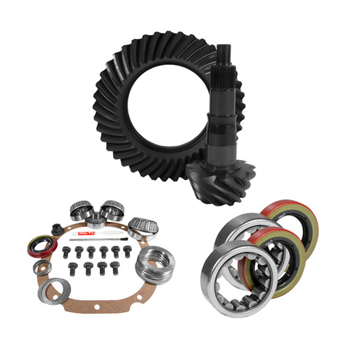 USA Standard Gear ZGK2046 - 8.8 inch Ford 3.73 Rear Ring and Pinion Install Kit 2.53 inch OD Axle Bearings and Seals USA Standard