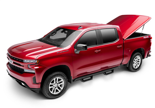 Undercover UC1186L-GB8 - 19-20 Chevy Silverado 1500 6.5ft Lux Bed Cover - Black Meet Kettle